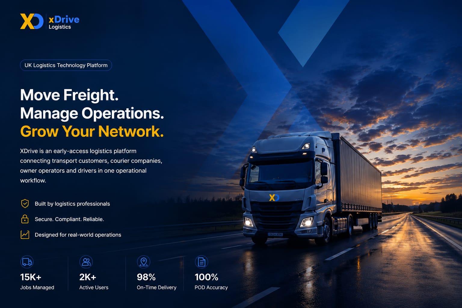 XDrive Logistics hero